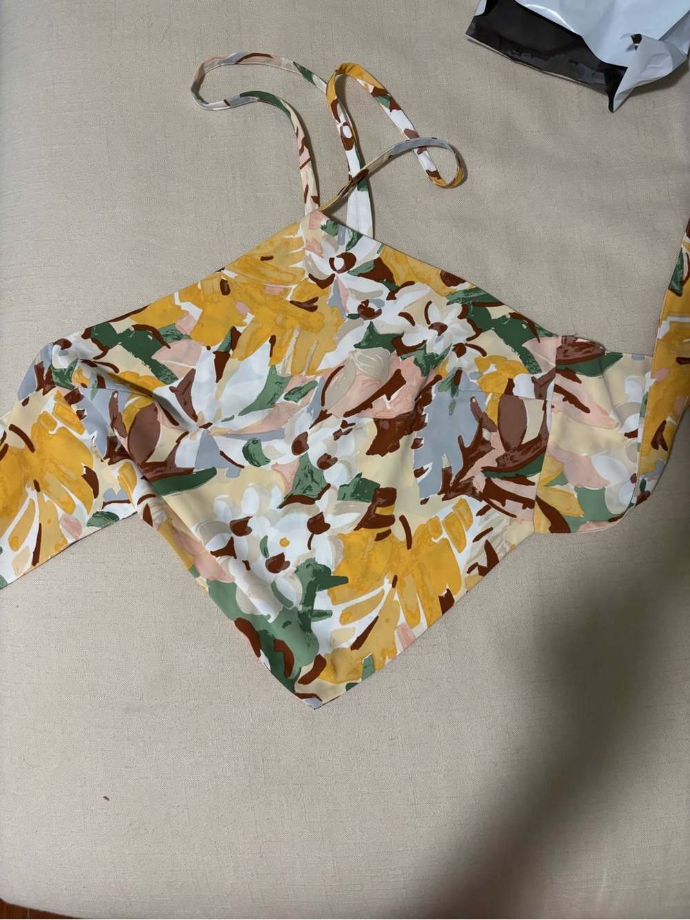 Abercrombie halter top floral